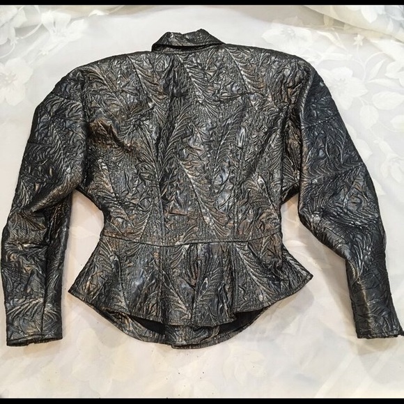 🎉HP🎉Vintage IIF Metallic Space Age Jacket - Picture 2 of 4